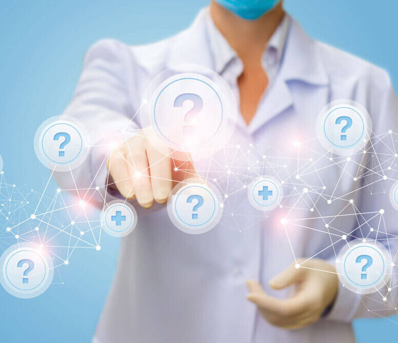 Molecules and Questions White Lab Coat